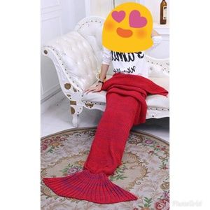 Mermaid Tail Crocheted Blanket ADULT SIZE